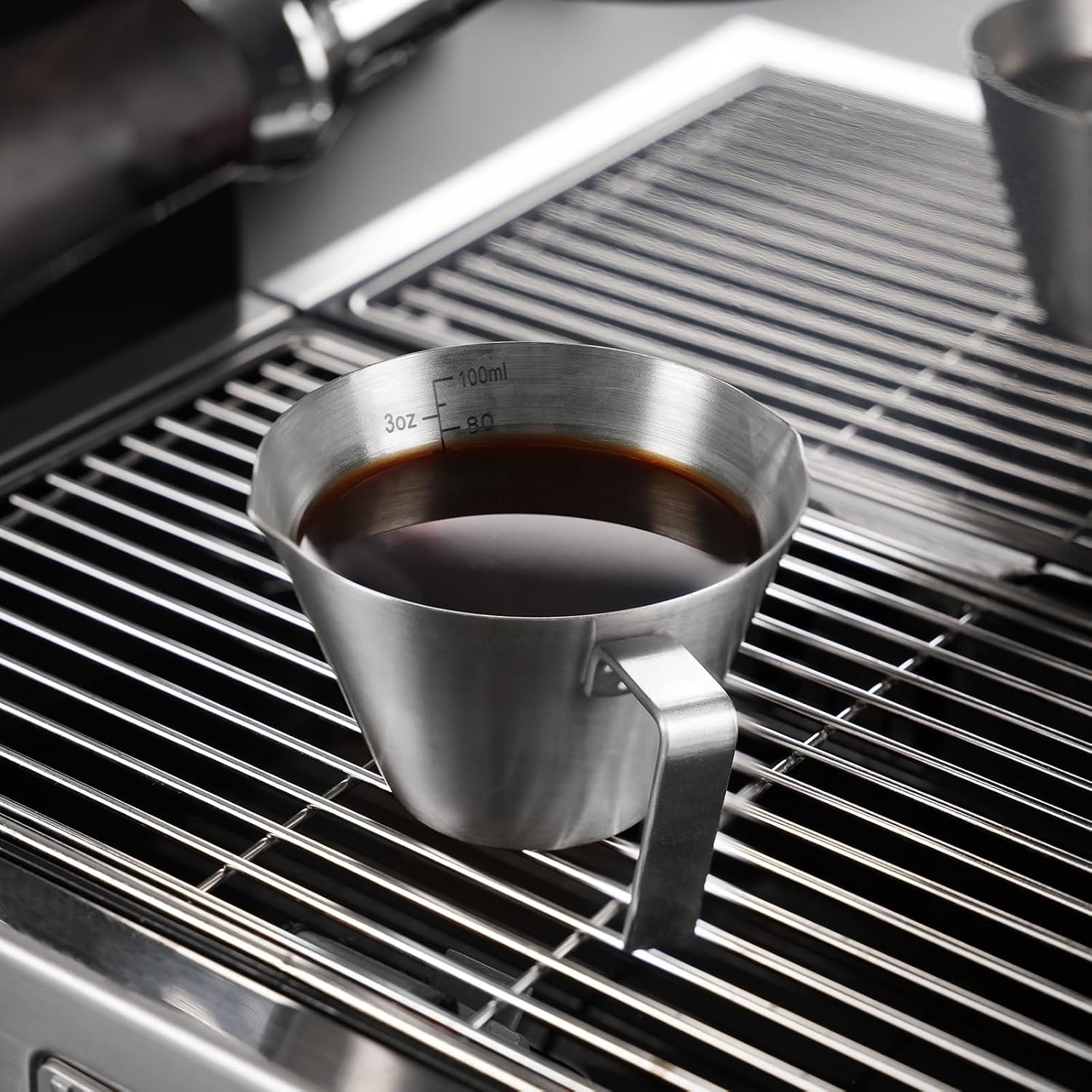 2 Pcs Espresso Cups with Handle, Stainless Steel Espresso Accessories - Image 8